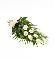 Simple Rose Sheaf - White