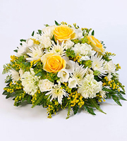 Classic Posy Yellow and White - Funeral