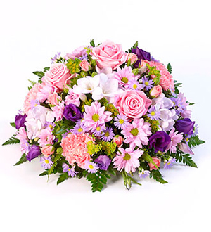 Classic Posy Lilac and Pink - Funeral