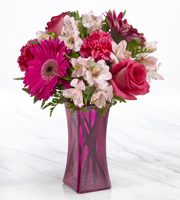 The FTD� Raspberry Rush� Bouquet- VASE INCLUDED