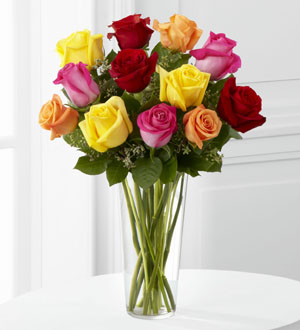 The FTD� Bright Spark� Rose Bouquet