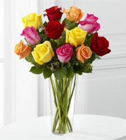 The FTD� Bright Spark� Rose Bouquet