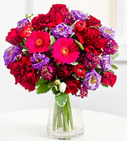 Romantic Bouquet in Purple Colors