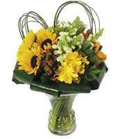 Bouquet in Glass Vase