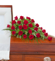 Simply Roses Standard Casket Spray