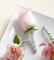 The FTD� Pink Rose Boutonniere