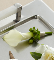 The FTD� White Calla Boutonniere