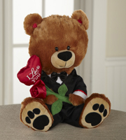 Dressed Up for Love Plush Teddy Bear