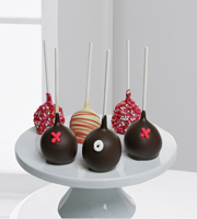 Chocolate Dip Delights� Happy Valentine Cake Pops - 6-piece