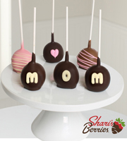 Shari's Berries� Limited Edition Chocolate Dipped Mother's Day Cake Pops - 6 piece