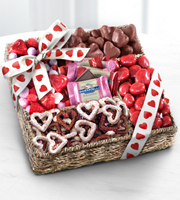 Sweet Them Off Their Feet Valentine's Gourmet Basket - GOOD