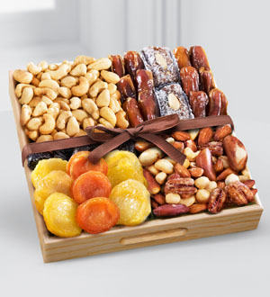 Kosher Dried Fruit & Nut Tray - Small